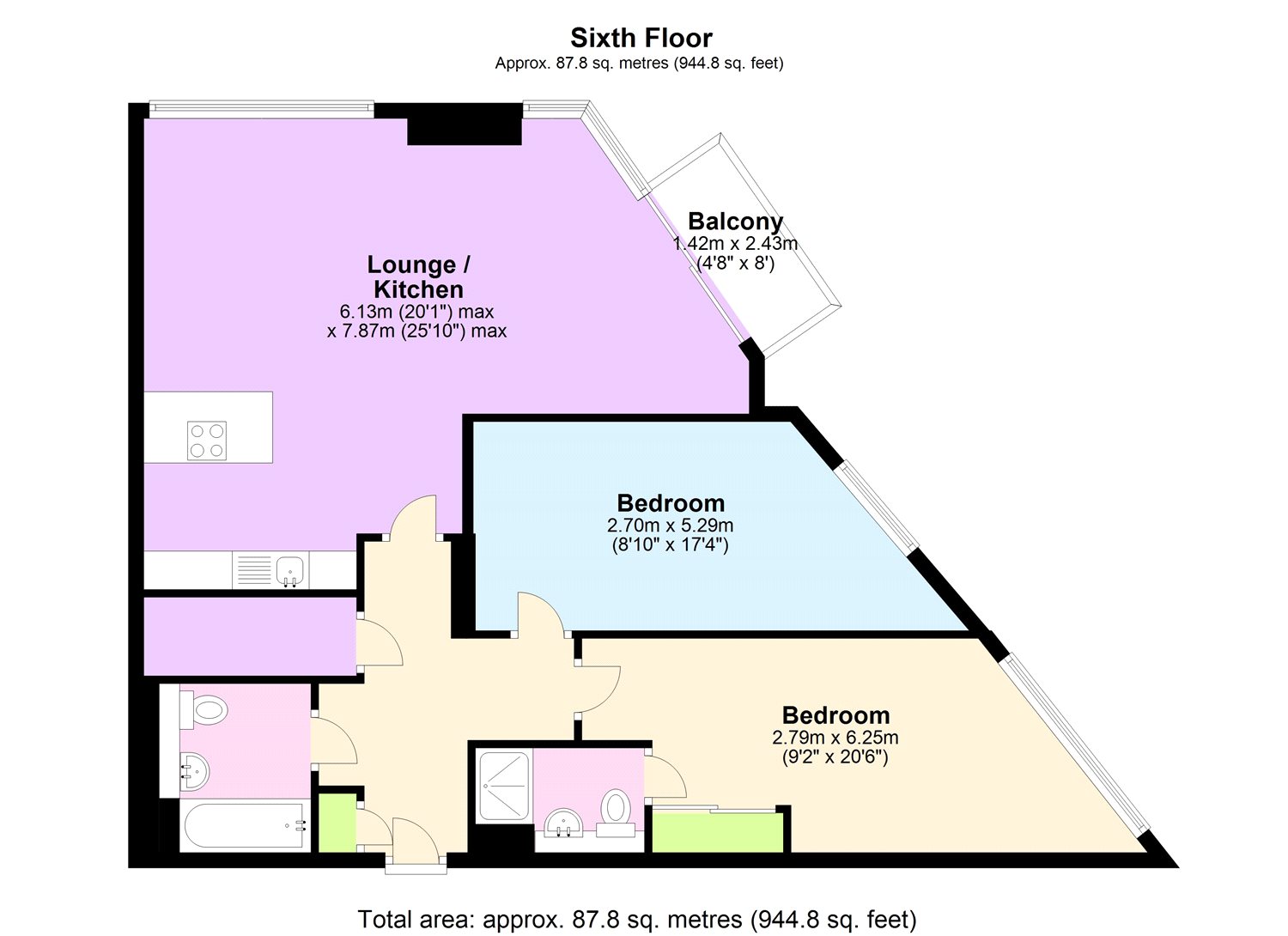 2 Bedrooms Flat for sale in Cavatina Point, 3 Dancers Way, Deptford, London SE8