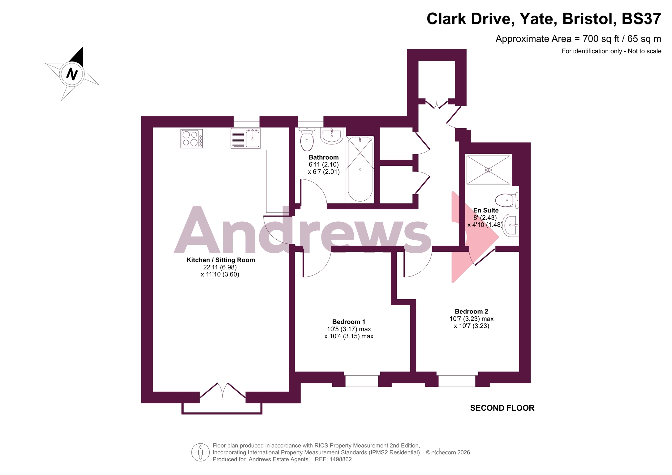 105, Clark Drive, Bristol floorplan