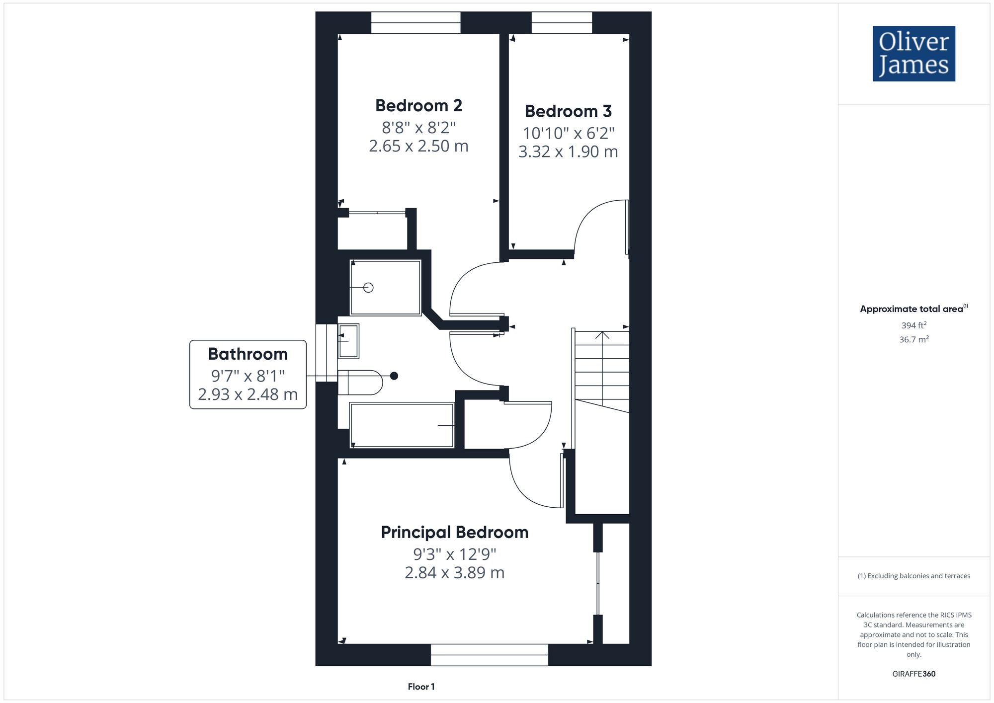1 Fox Hole Close, Huntingdon floorplan