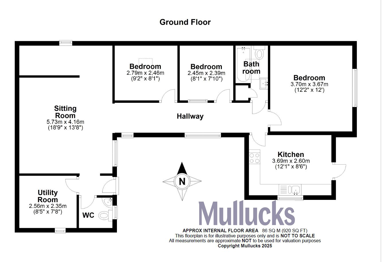 The Little Barn,, The Ford, Ware floorplan