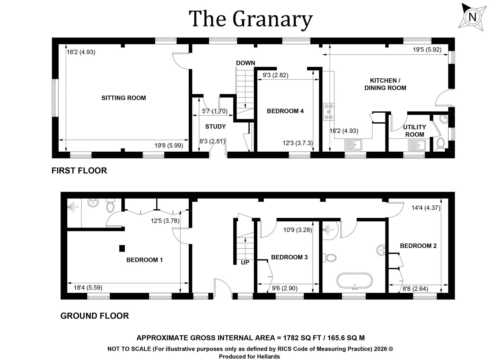 Barns At Bottom Pond Farm, Winchester floorplan