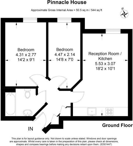 2 Bedrooms Flat to rent in Pinnacle House, 41 Norfolk Road, Maidenhead, Berkshire SL6