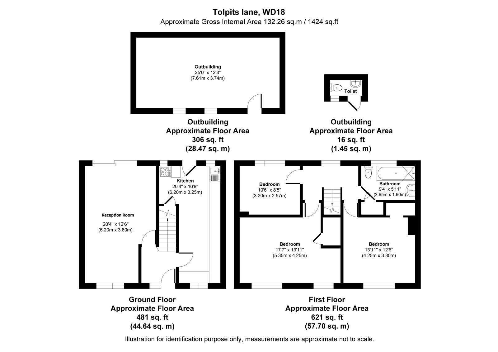 103, Tolpits Lane, Hertfordshire floorplan