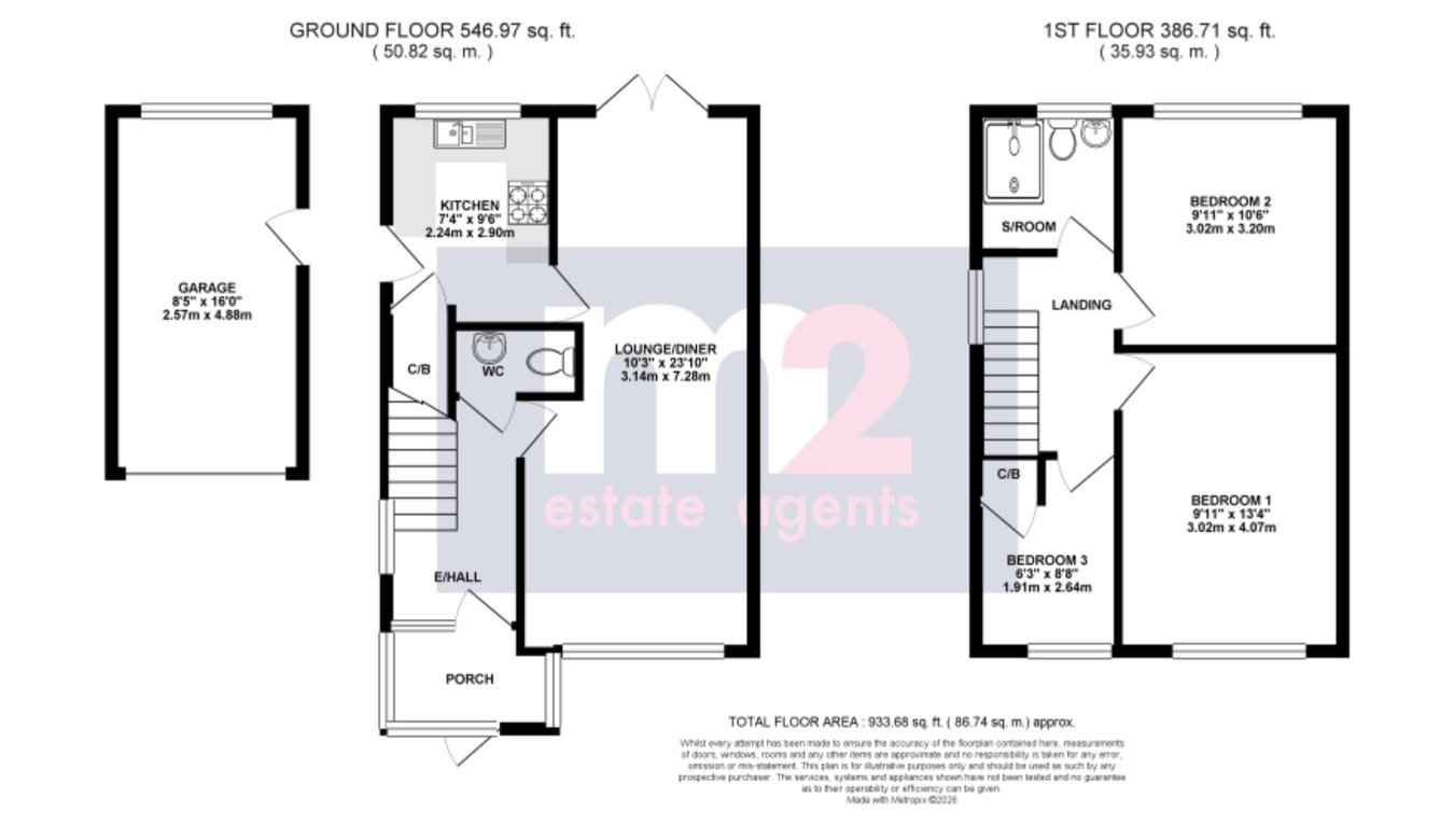 6, The Beeches, Usk floorplan