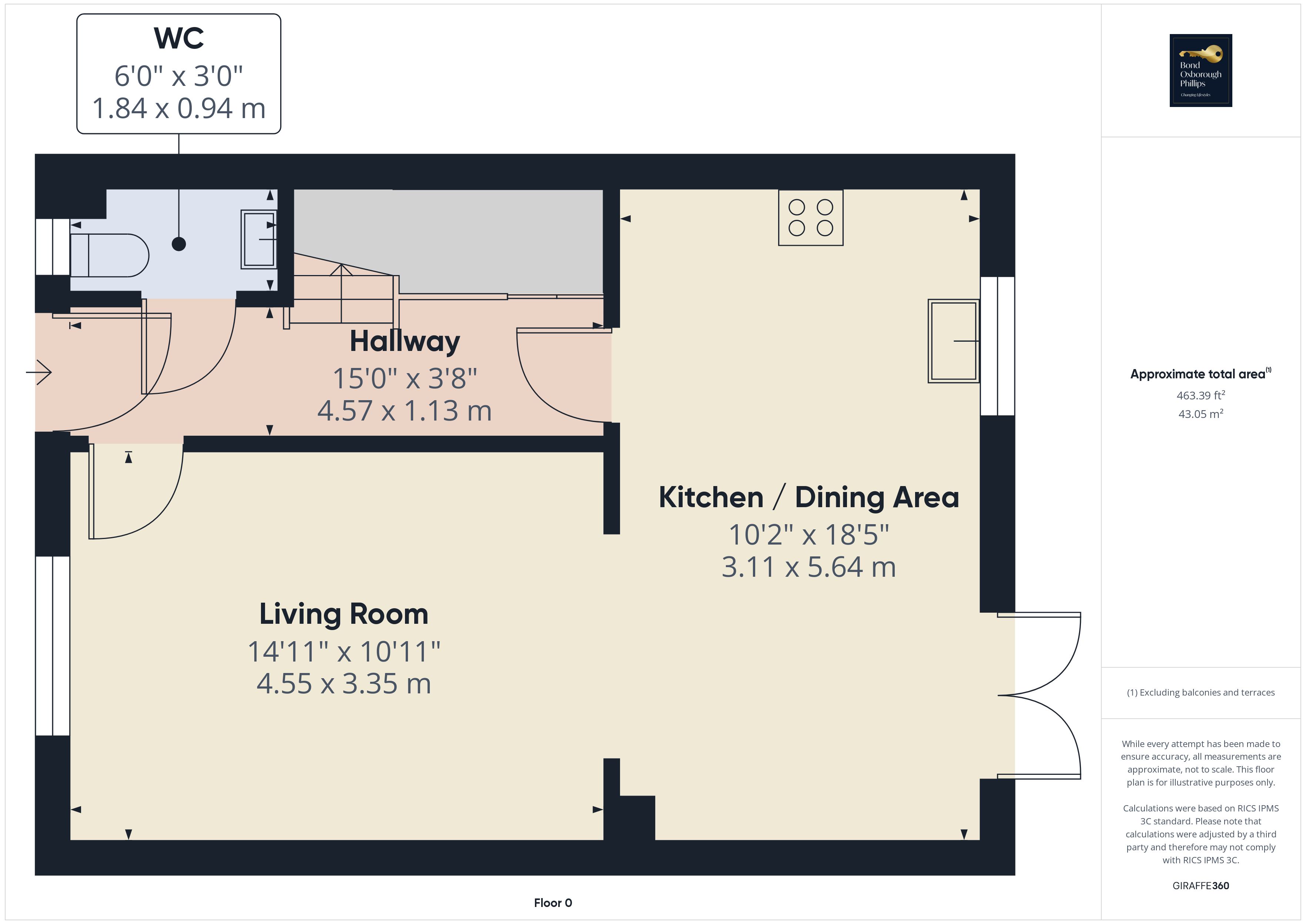 13D,, The Meadows, Bodmin floorplan