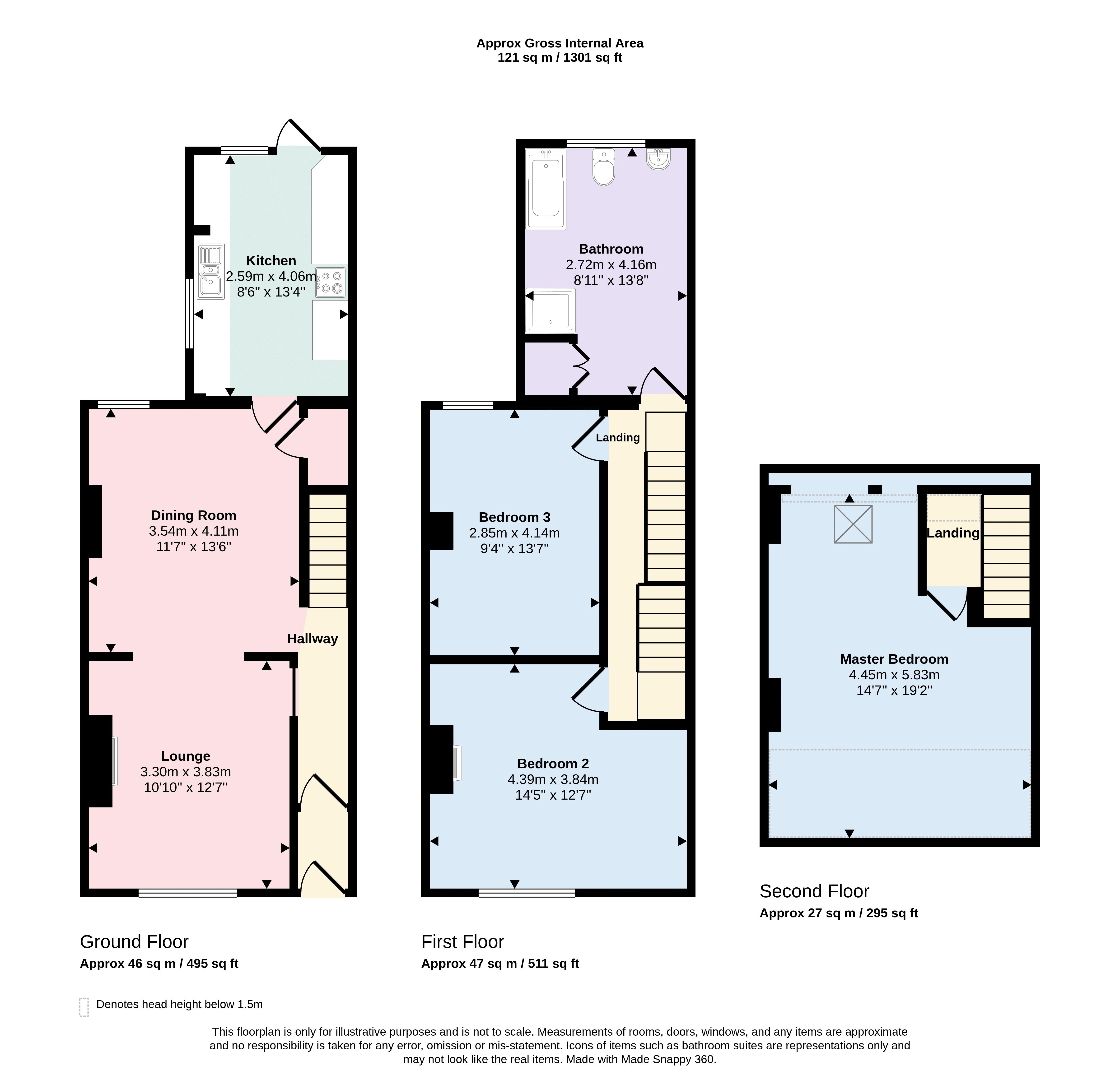 65, Canford Road, Bournemouth floorplan