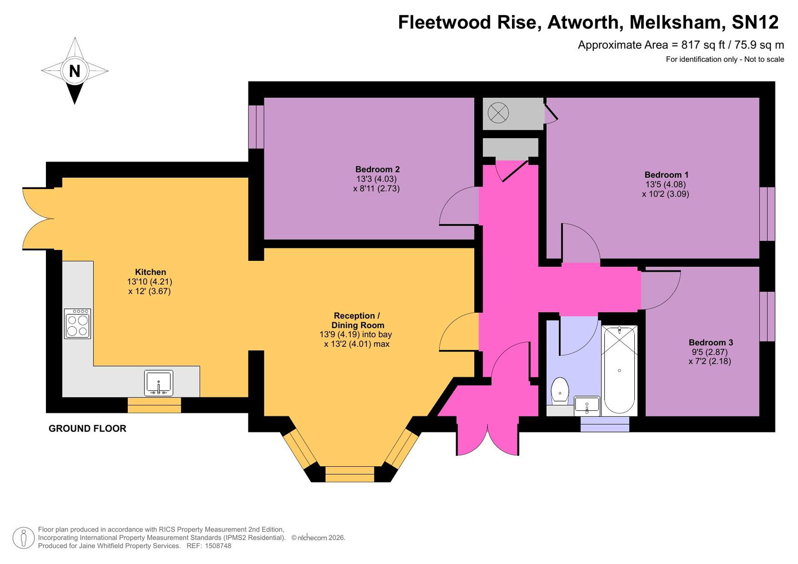 19, Fleetwood Rise, Melksham floorplan