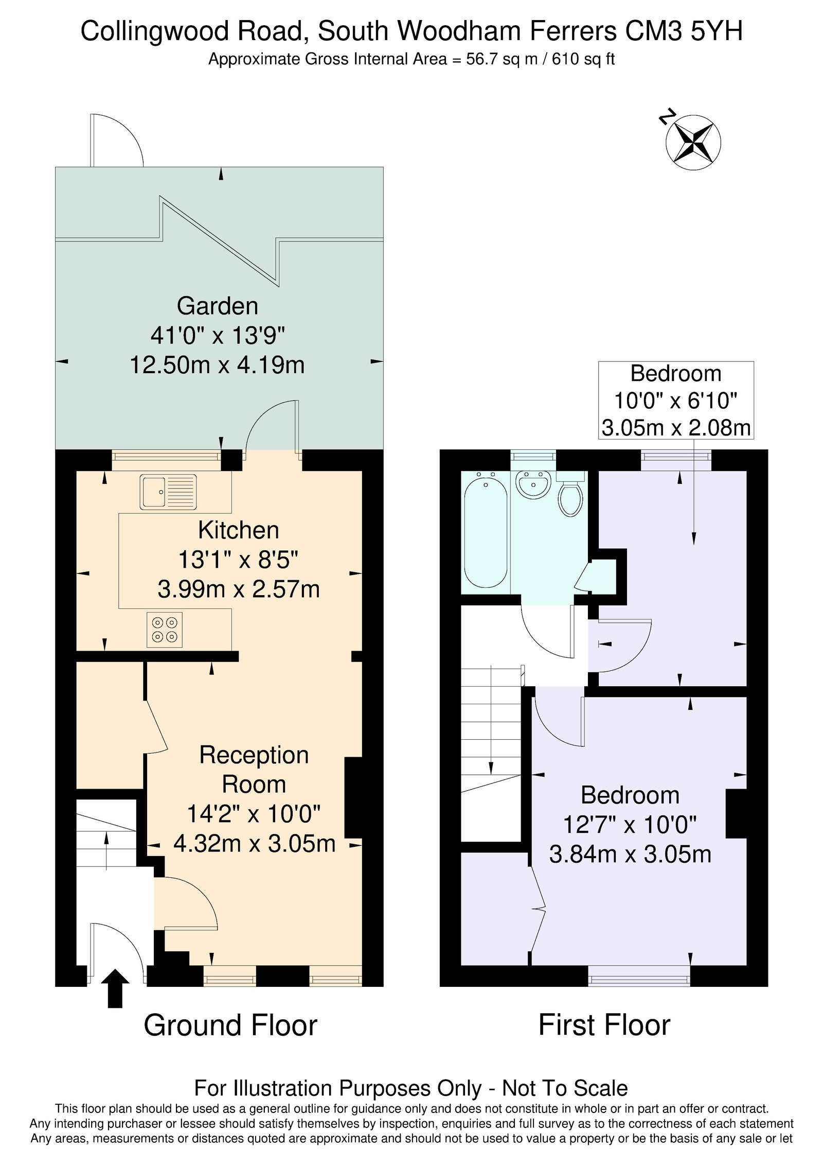111, Collingwood Road, Chelmsford floorplan