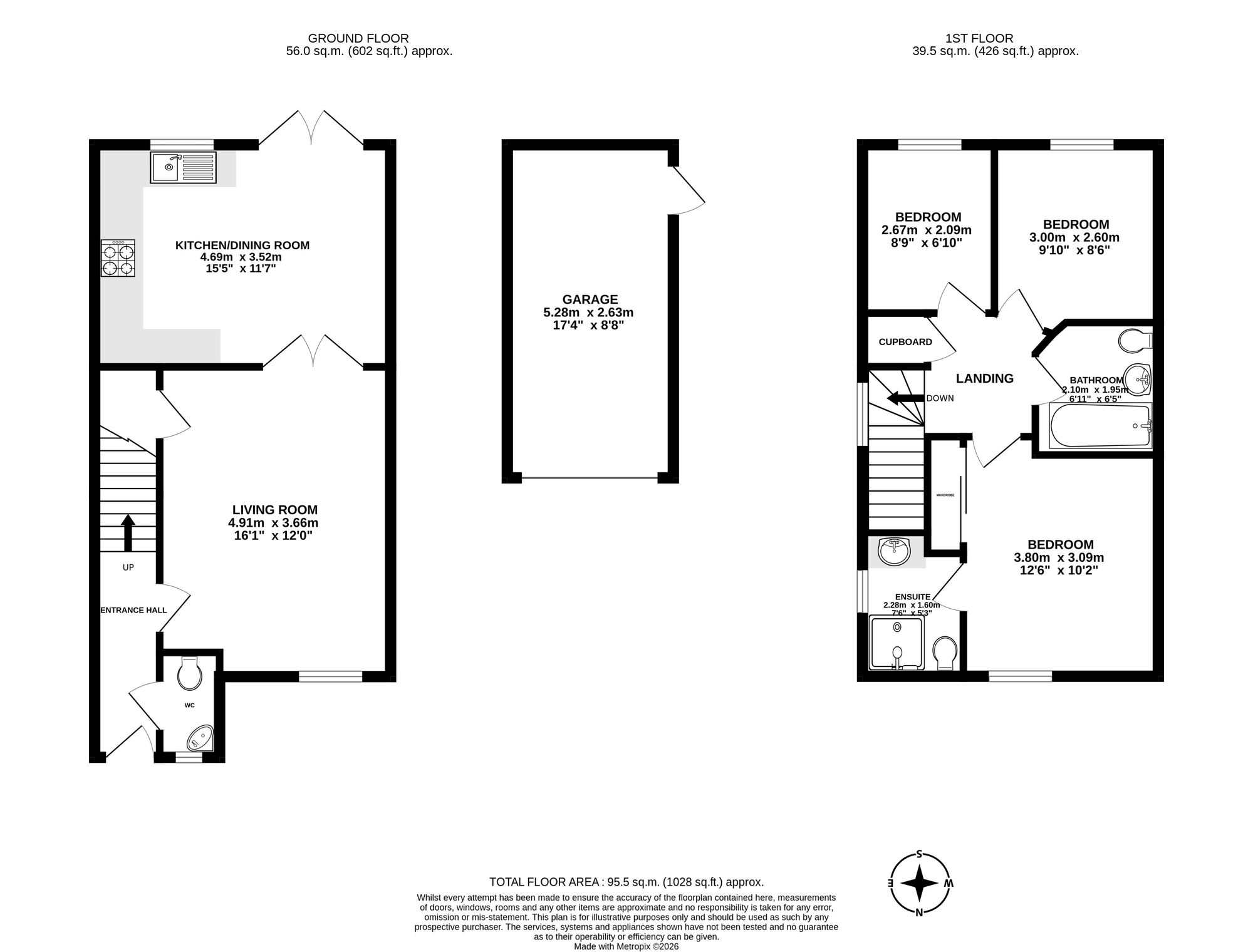 12 Hilda Dukes Way, East Grinstead floorplan