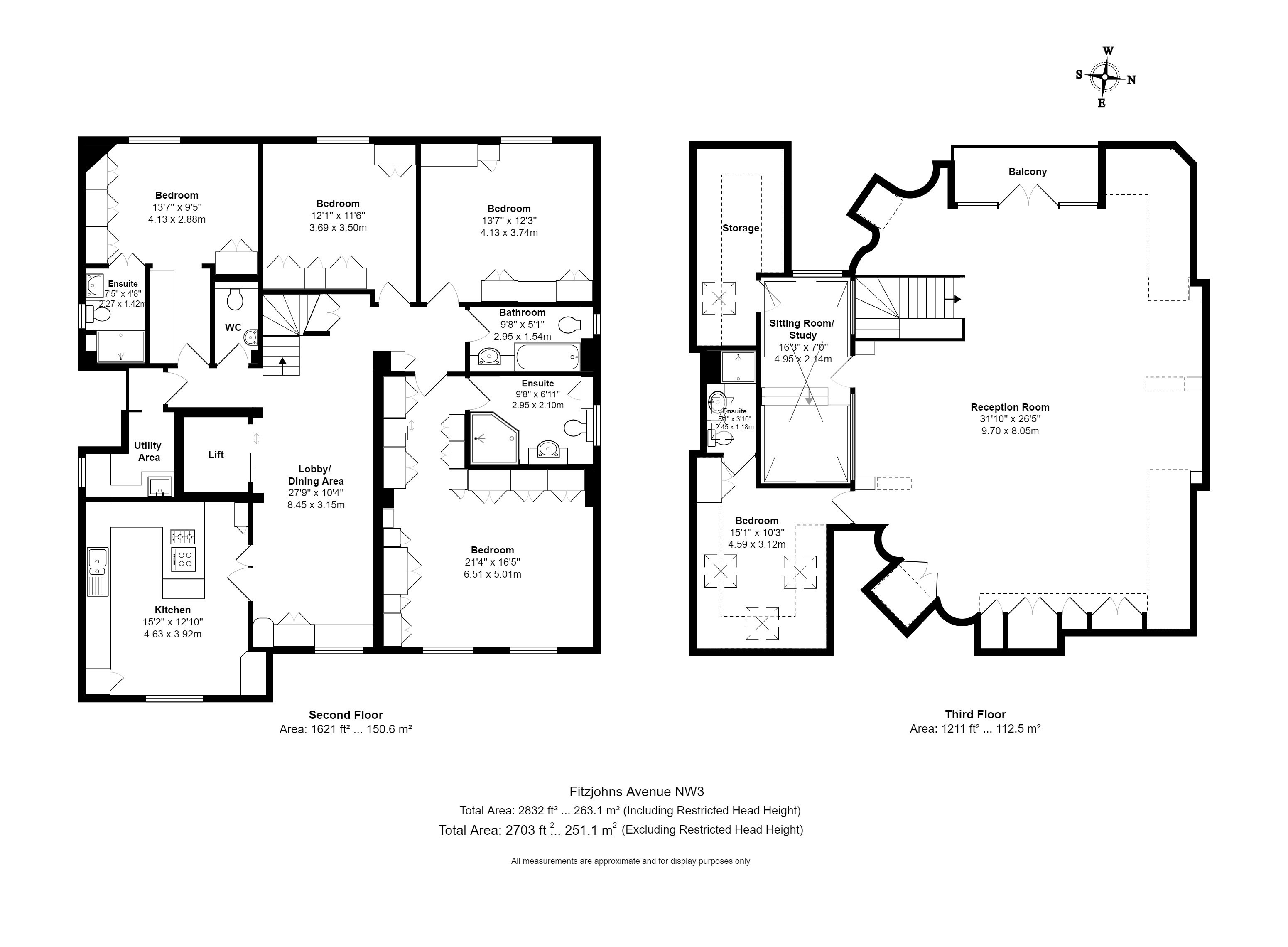 Fitzjohns Avenue, Belsize Park, London, NW3 floorplan
