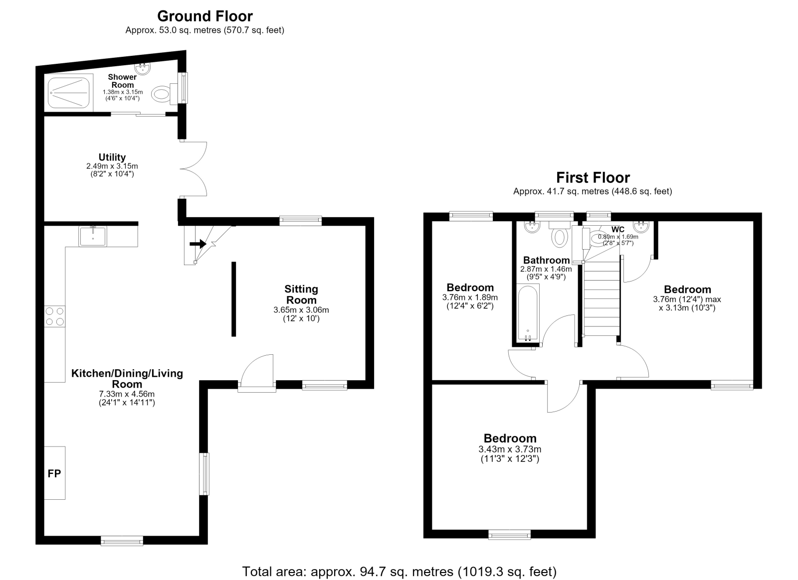 Porthpean Beach Road, Porthpean floorplan