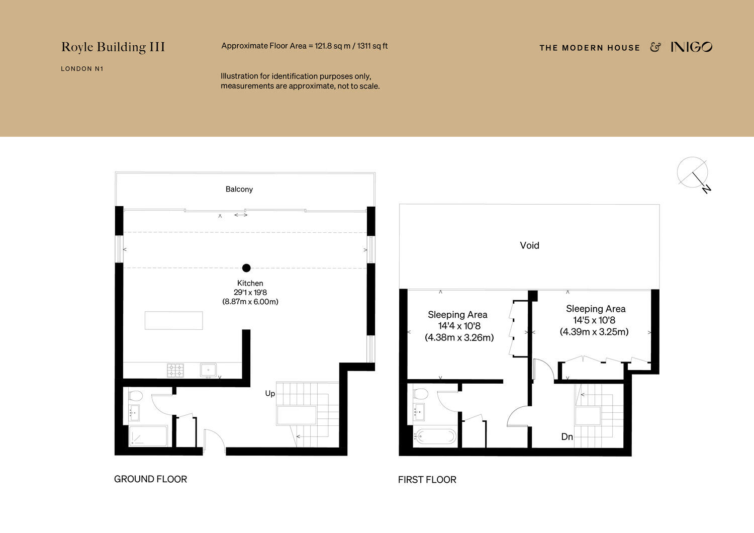 Flat 503, 31, Royle Building, Wenlock Road, London floorplan