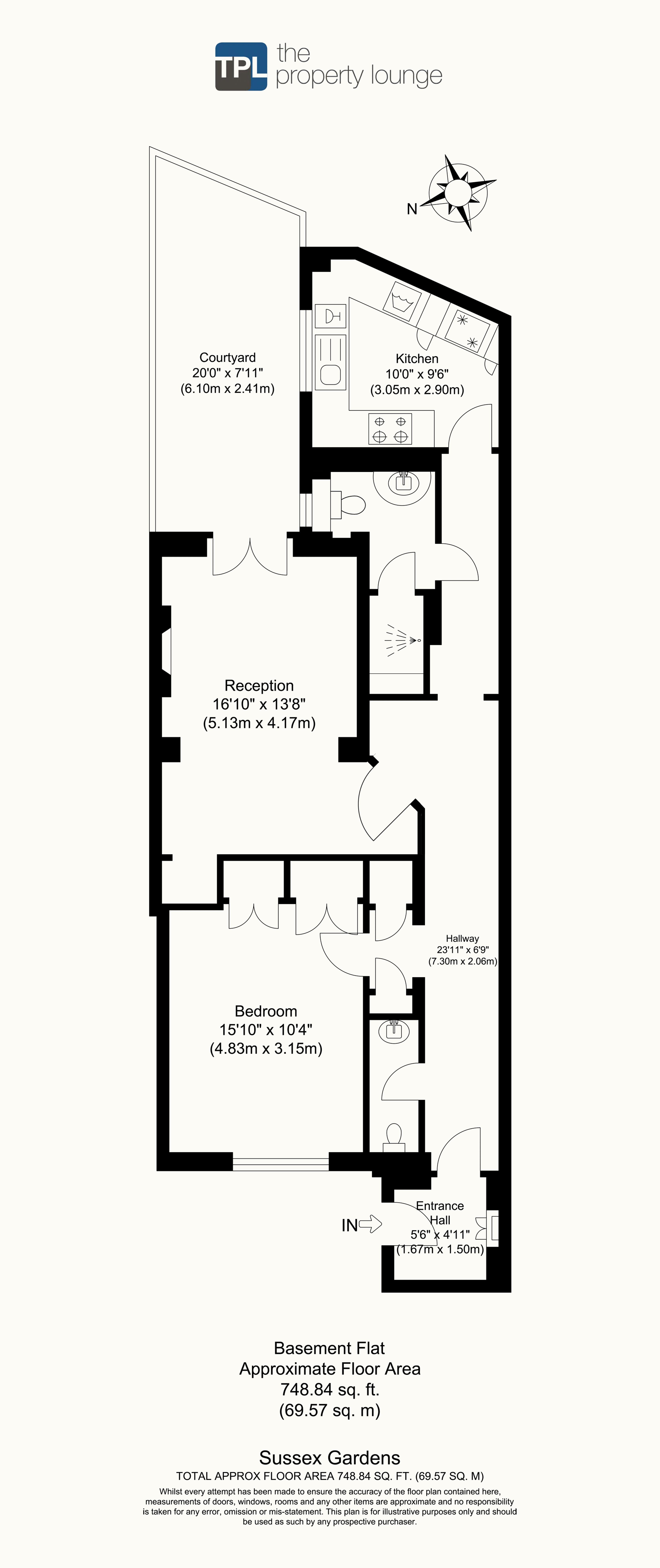 1 Bedrooms Flat to rent in Sussex Gardens, London W2