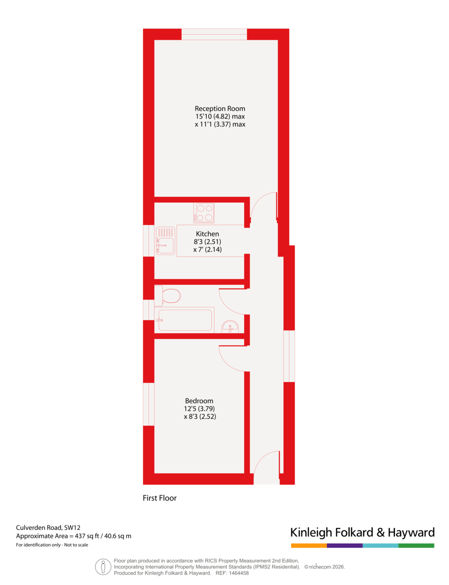 Flat 7, 41, Culverden Road, London floorplan
