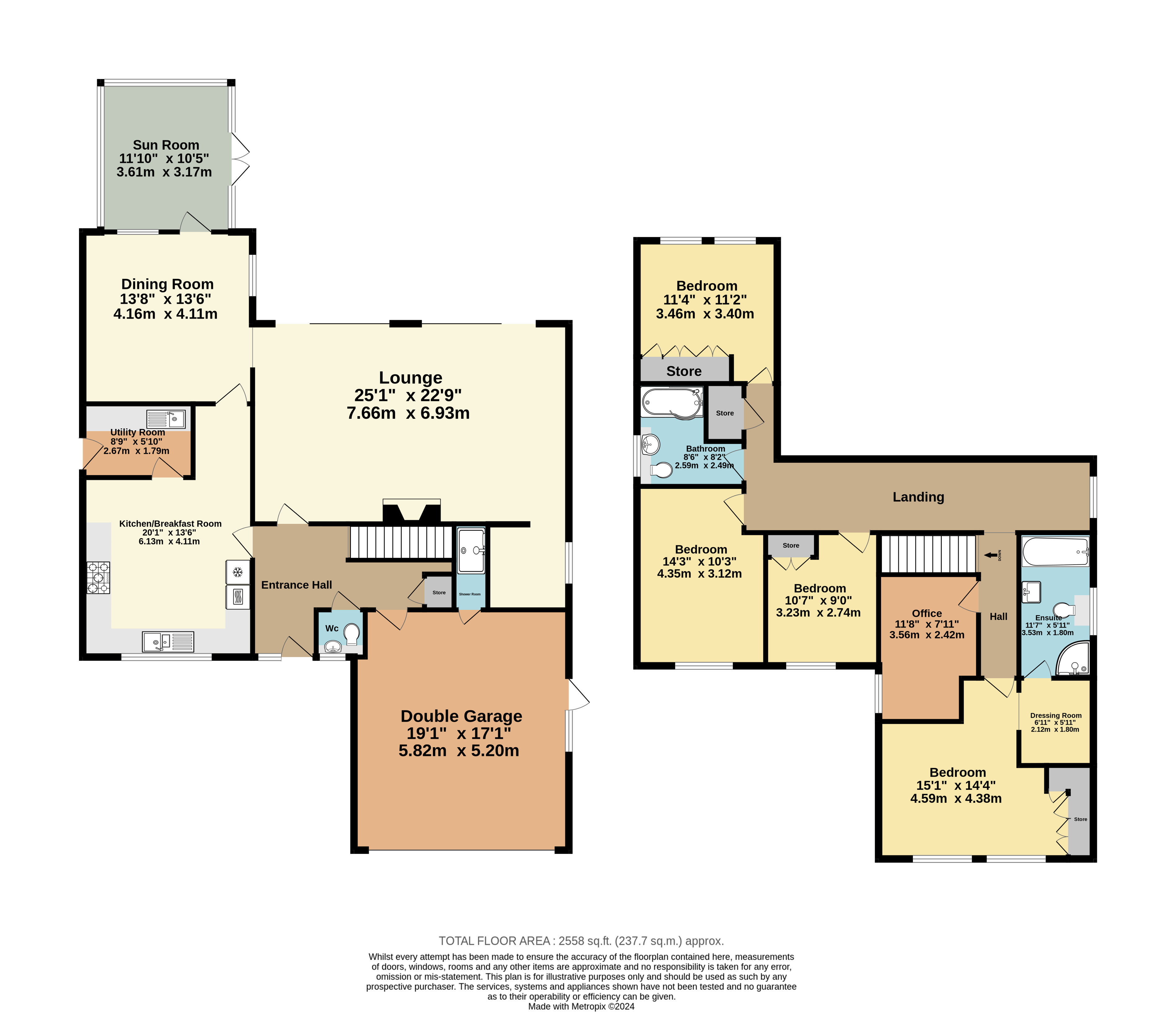 Dunas, 21a, Daryngton Avenue, Birchington floorplan