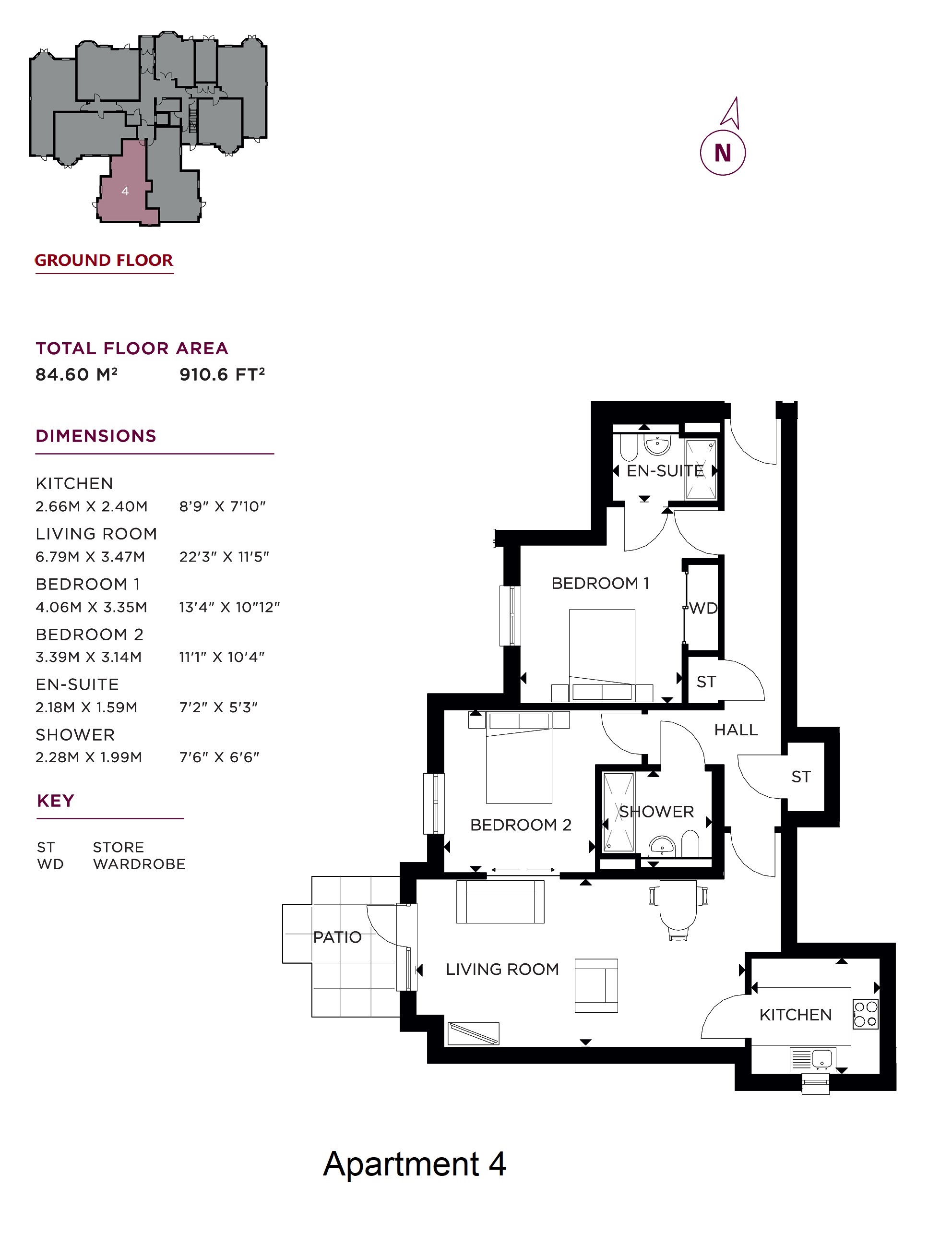 Wharf Lane, Bourne End, Buckinghamshire SL8, 2 bedroom flat for sale