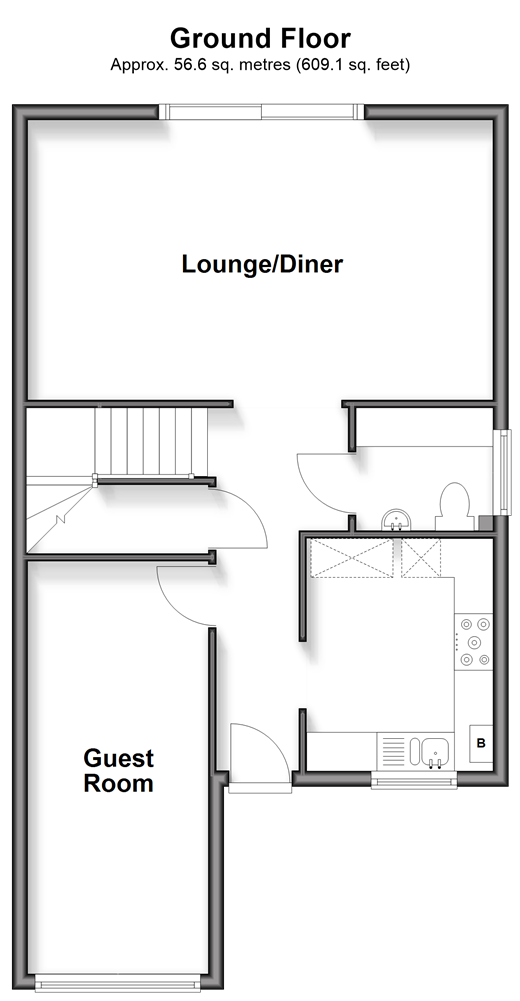Lamorna Gardens Westergate, Chichester floorplan