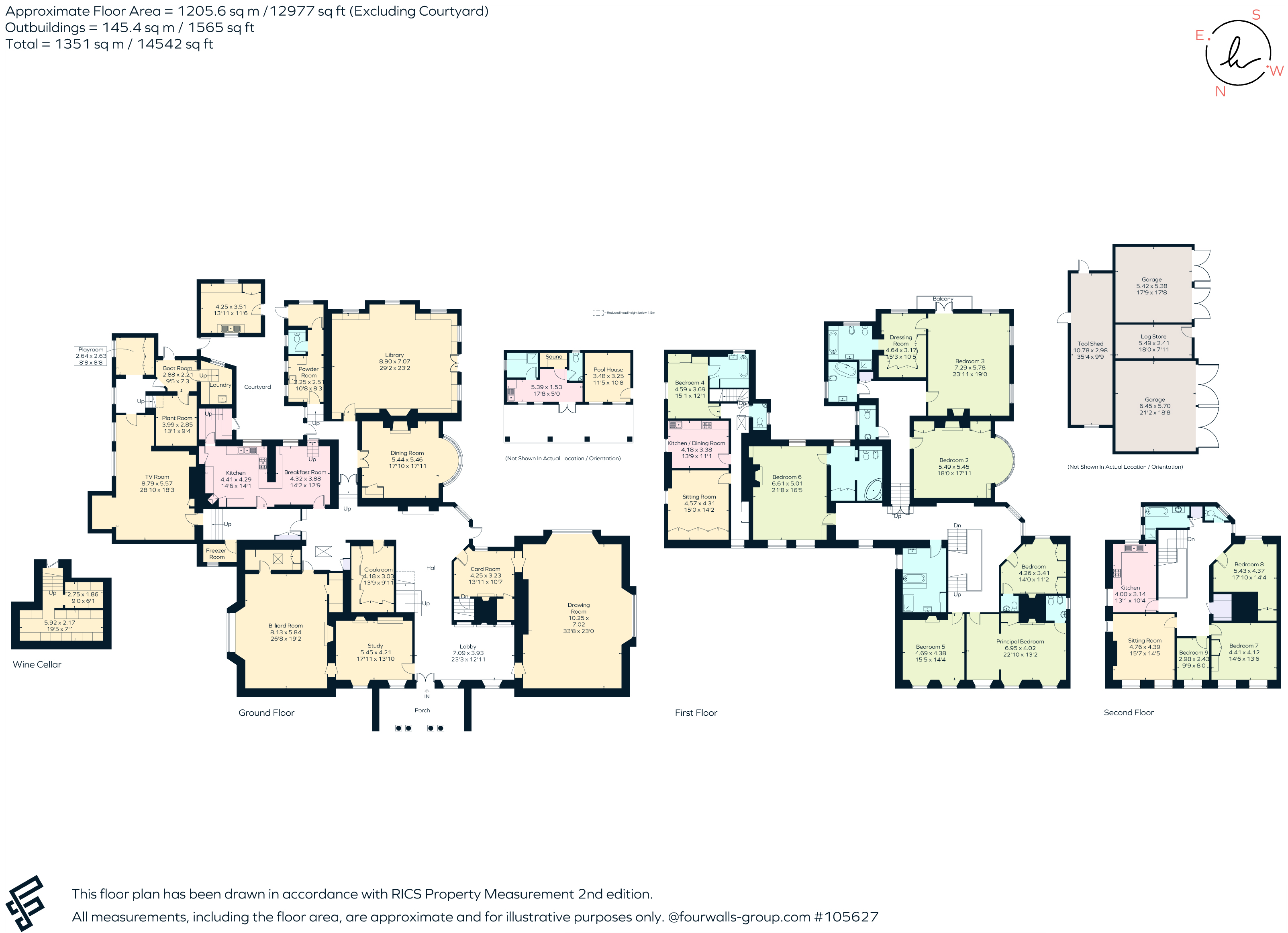 Dane End House, Munden Road, Dane End, Ware floorplan