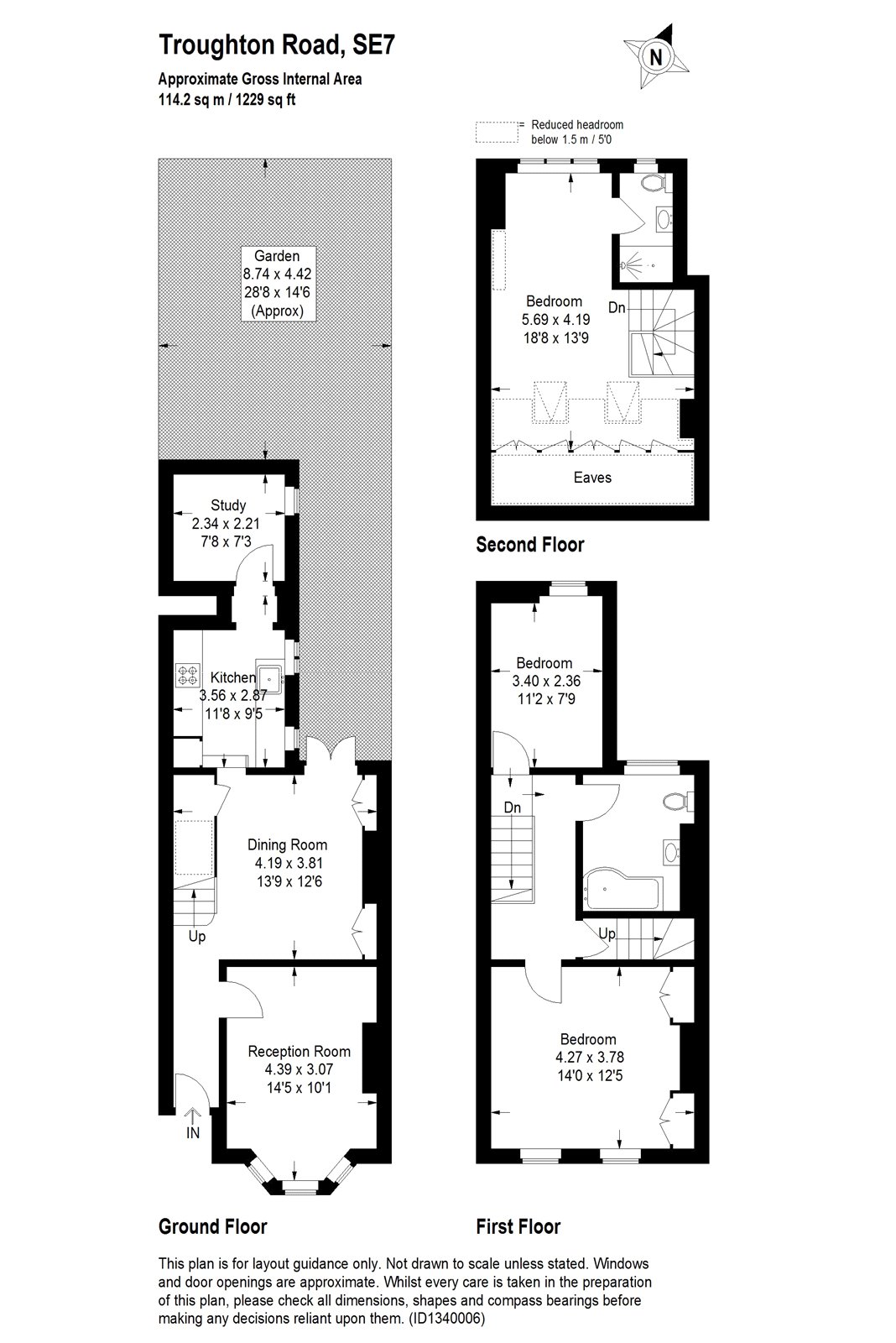127, Troughton Road, London floorplan