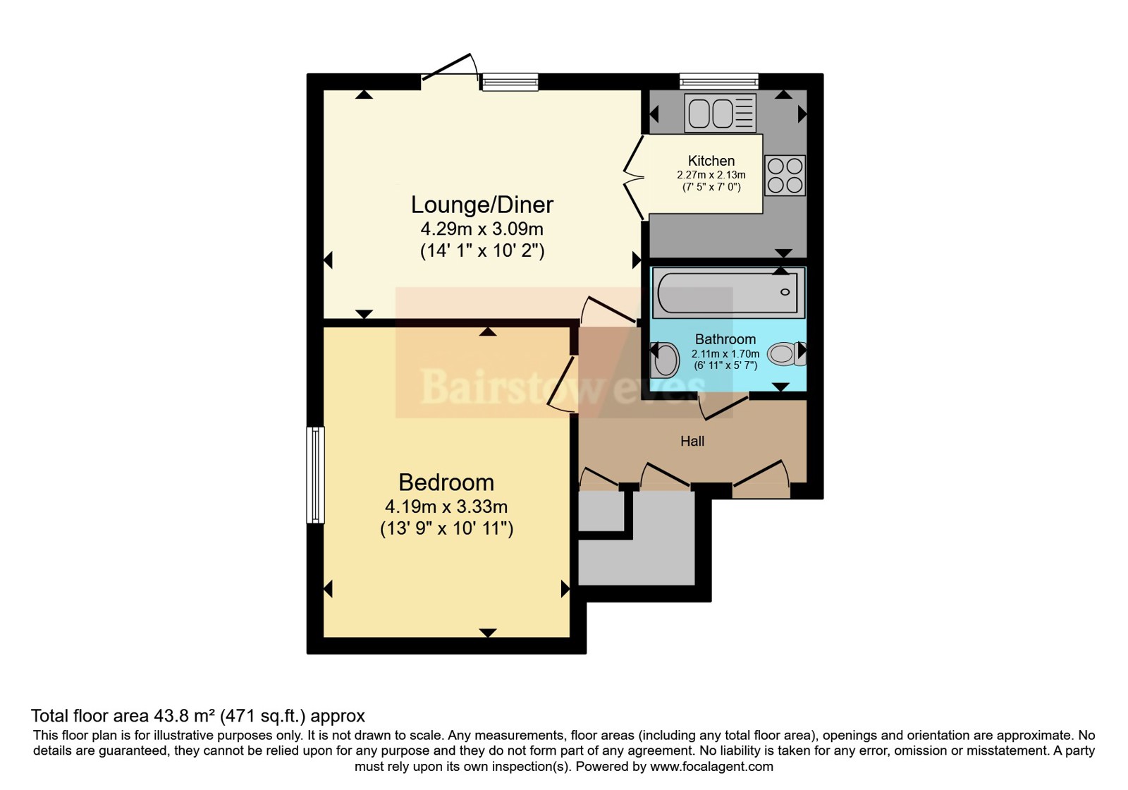Chaldon Road, Caterham, Surrey, CR3 floorplan