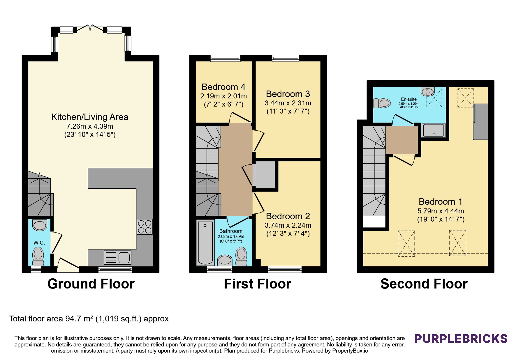 18, Pearwood Close, Rotherham floorplan