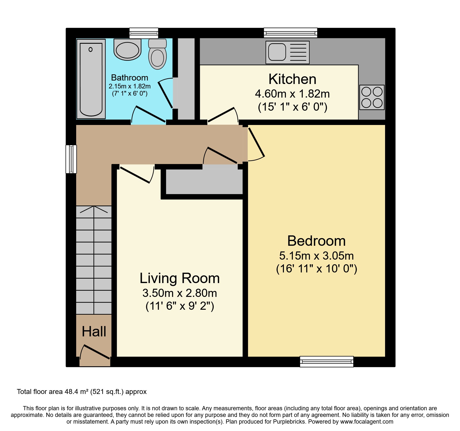 42, County Street, Bristol floorplan