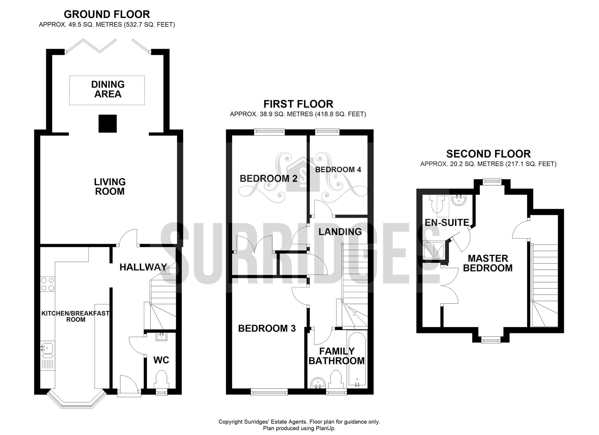 4 Bedrooms Terraced house for sale in Blanshard Close, Herstmonceux, Hailsham BN27