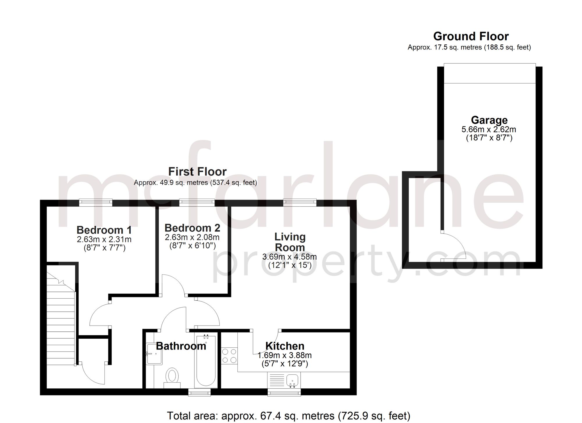 64 Gable Close, Swindon floorplan