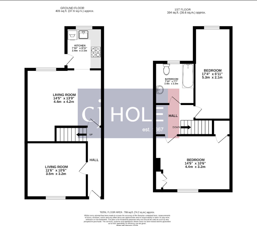 6, Marlborough Street, Bristol floorplan