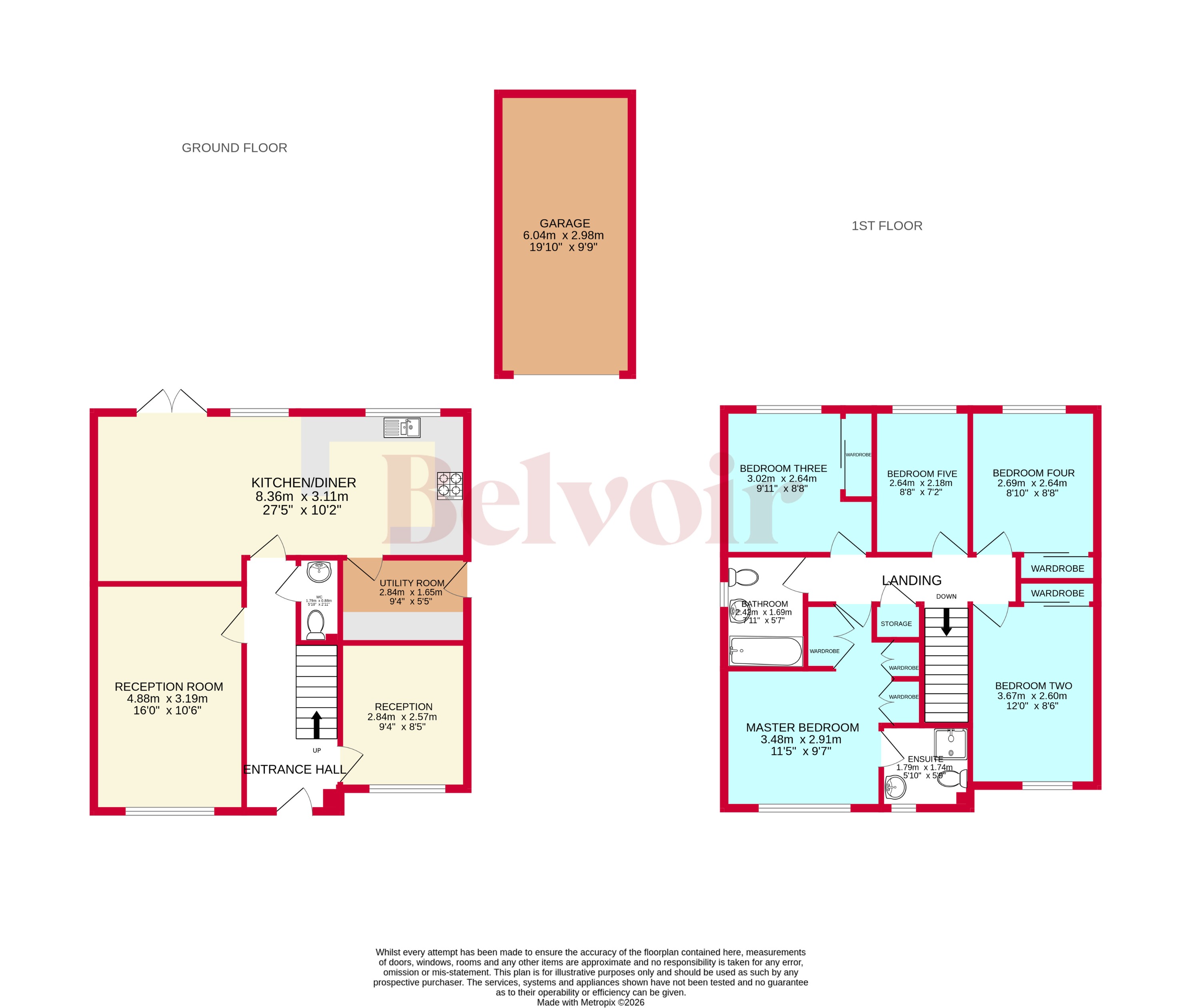 7, Rosefinch Drive, Cannock floorplan