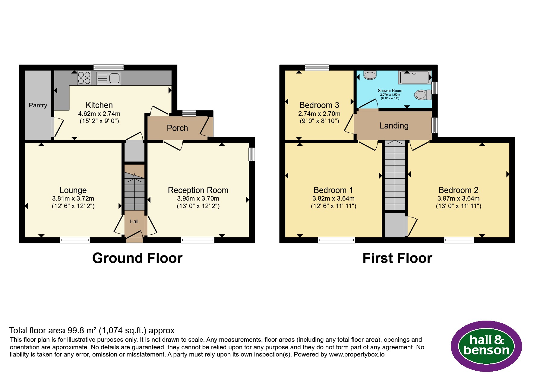 99, Victoria Road, Nottingham floorplan