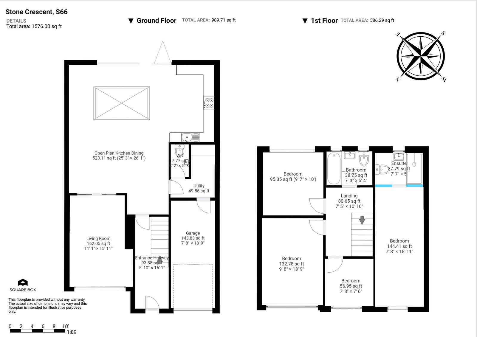 26, Stone Crescent, Rotherham floorplan