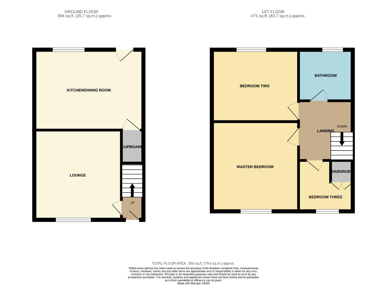 1, Cemetery Road, Bishop Auckland floorplan