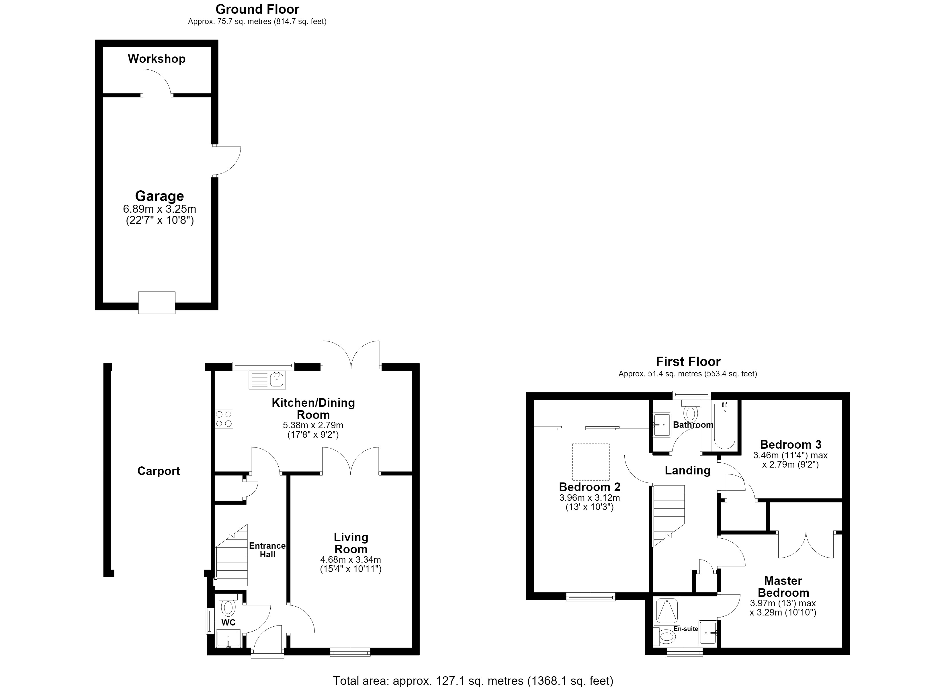 44, Thacker Close, Suffolk floorplan