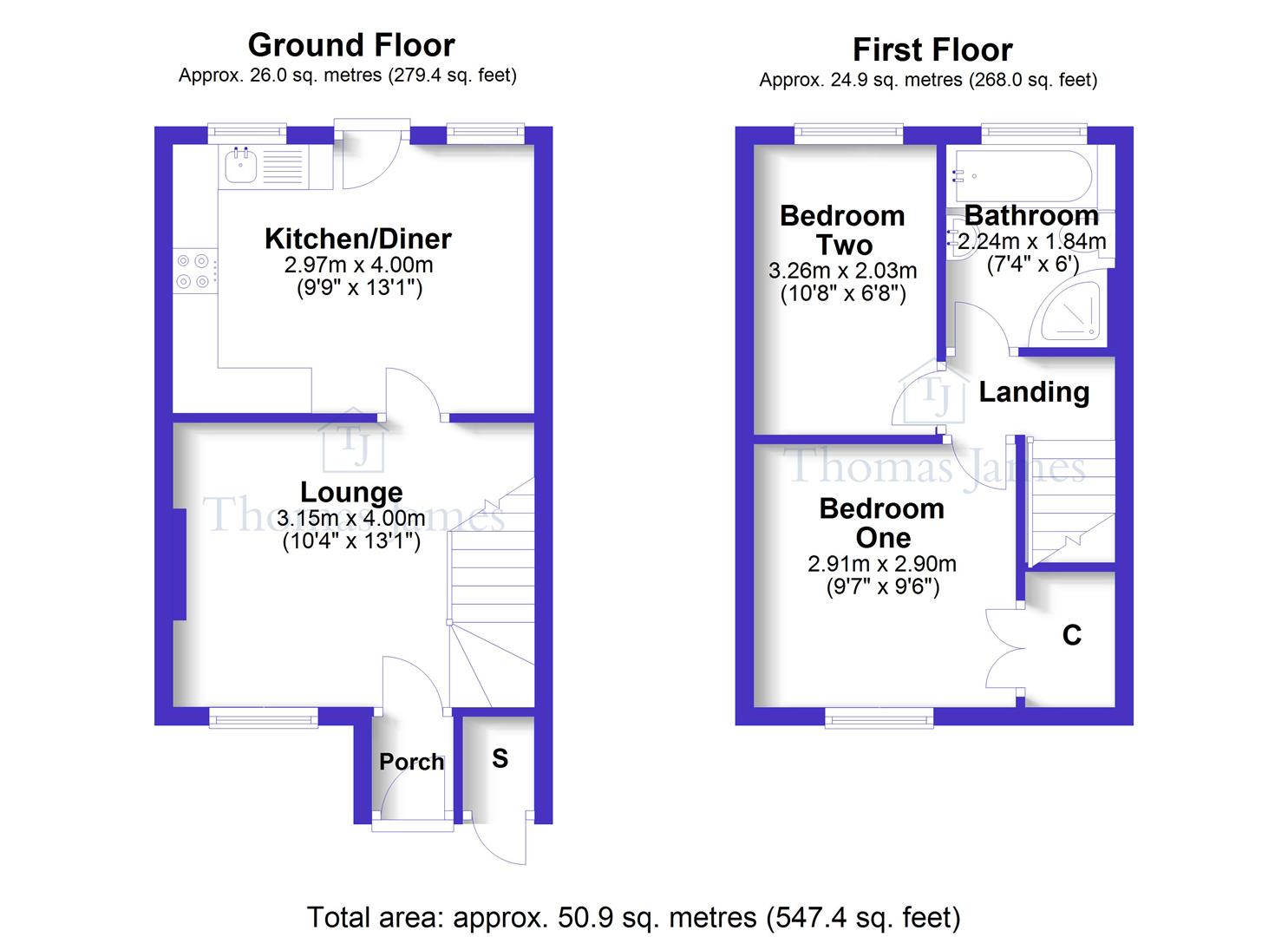 2 Bedrooms Terraced house for sale in Wheatley Close, Ruddington, Nottingham NG11