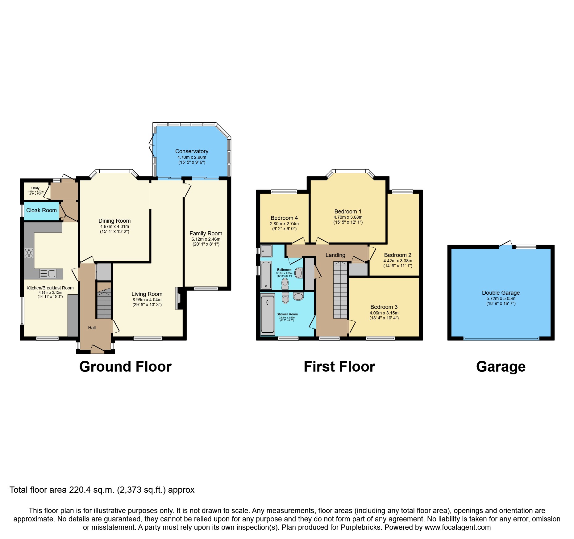 11, Broadview Gardens, High Salvington, Worthing floorplan