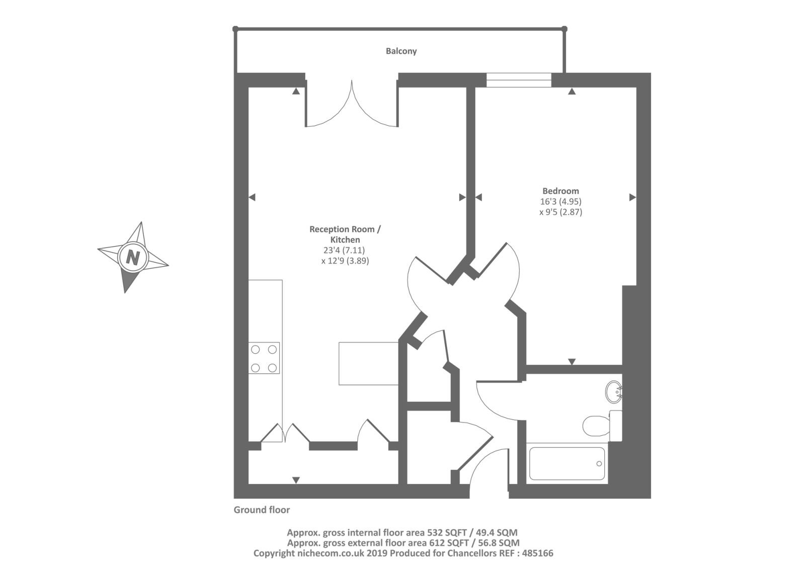 1 Bedrooms Flat for sale in Burghley Court, Kingsquarter SL6