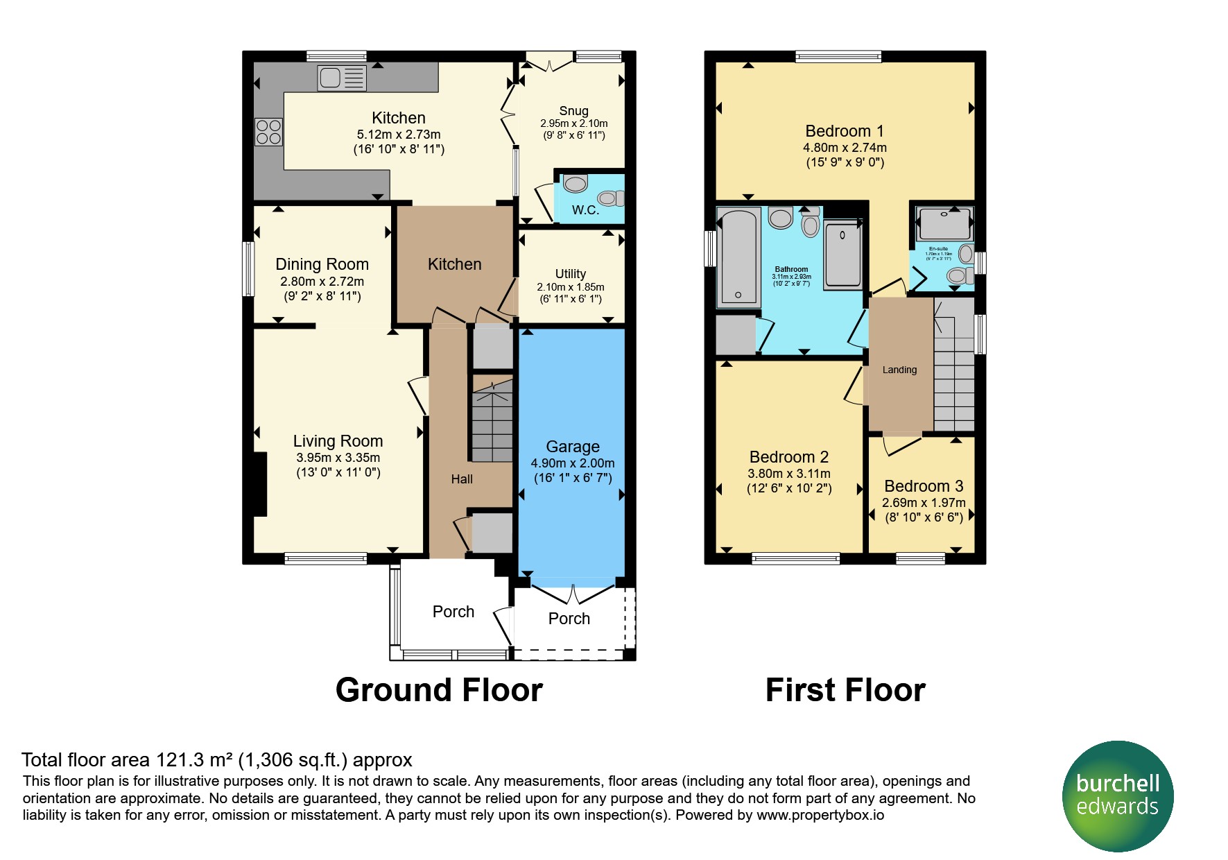 32, Bernard Avenue, NOTTINGHAM floorplan