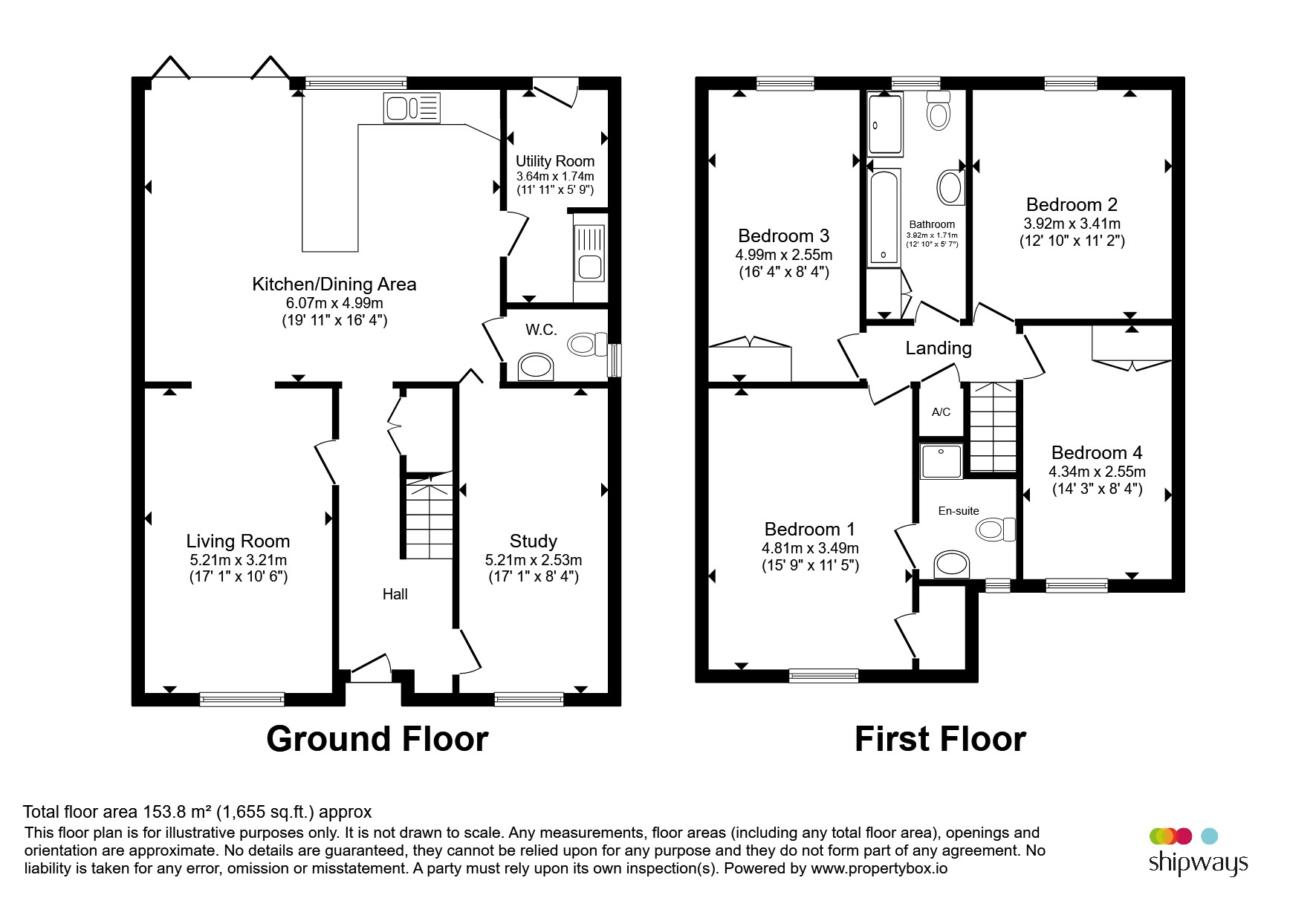 5, Alder Avenue, Kidderminster floorplan