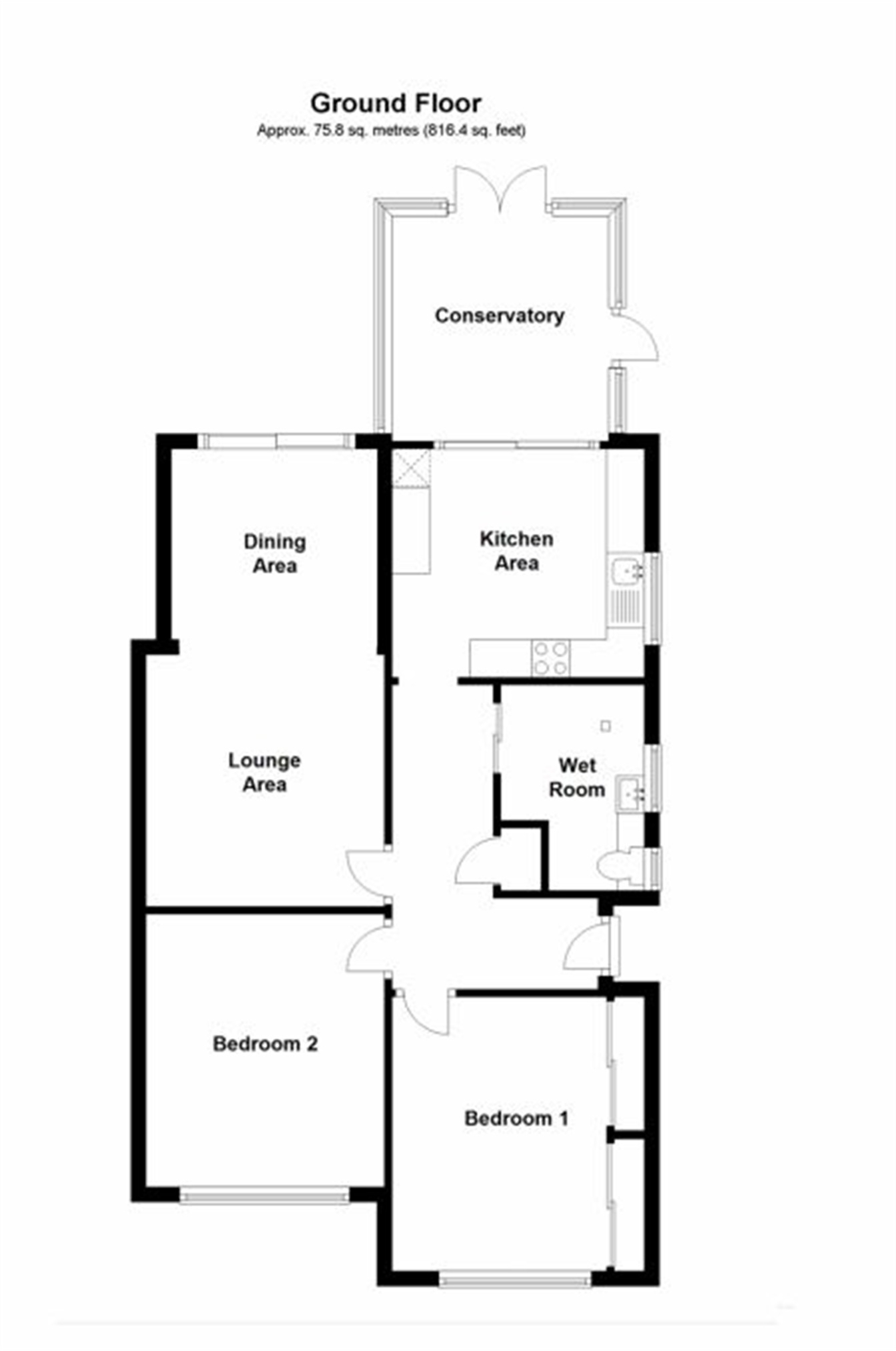 2 Bedrooms Semi-detached bungalow for sale in Osborne Gardens, Beltnge, Herne Bay, Kent CT6