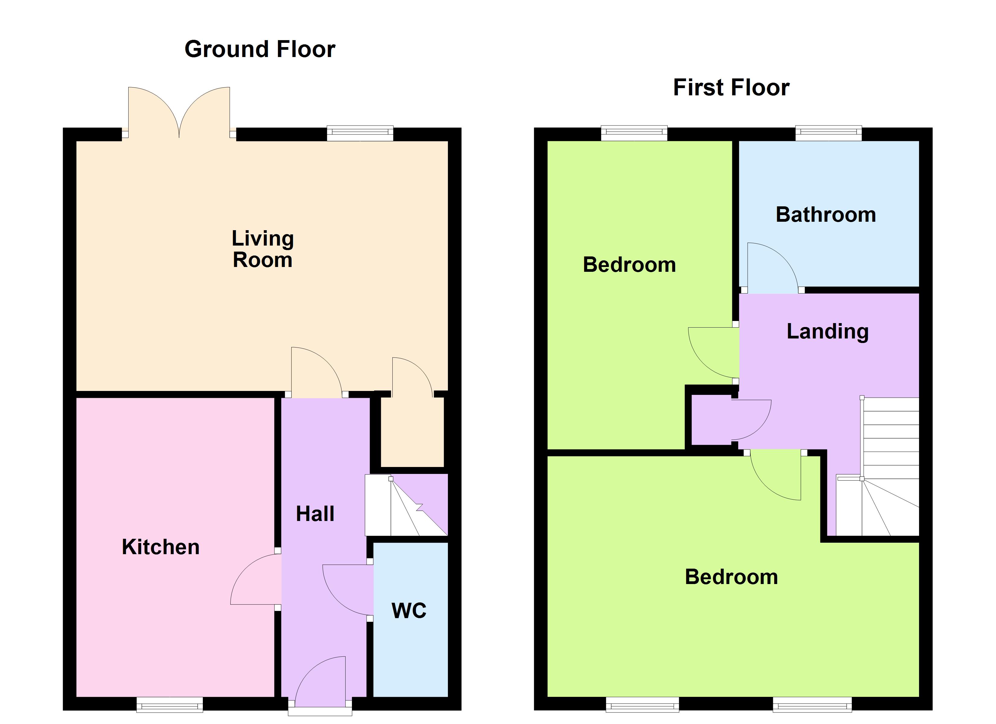 32, Cornfields Walk, Tenby floorplan