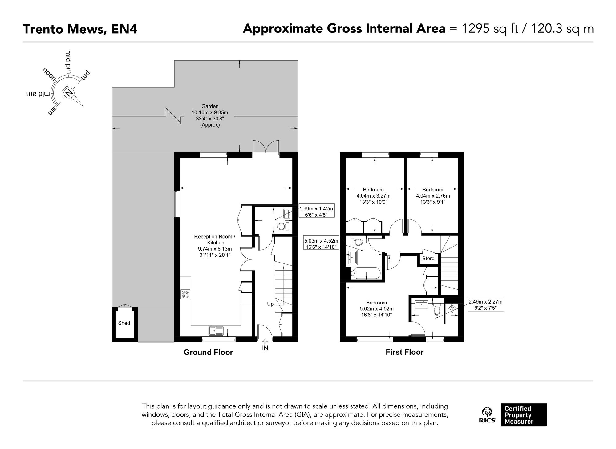 8 Trento Mews, Hadley Wood floorplan