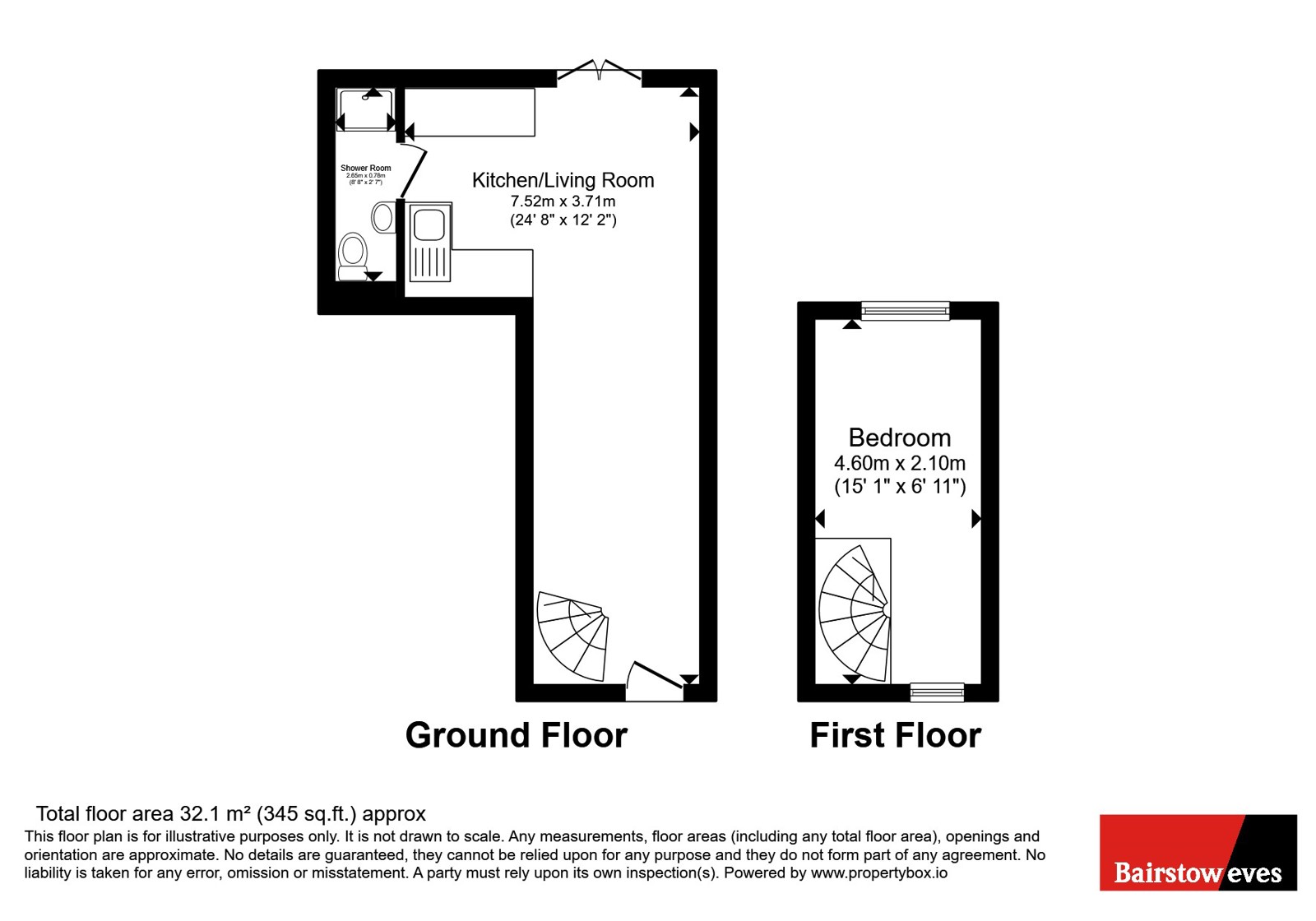 27a, Buckingham Road, London floorplan