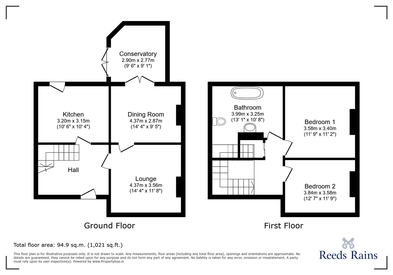 1A,, Greasley Road, Staffordshire floorplan