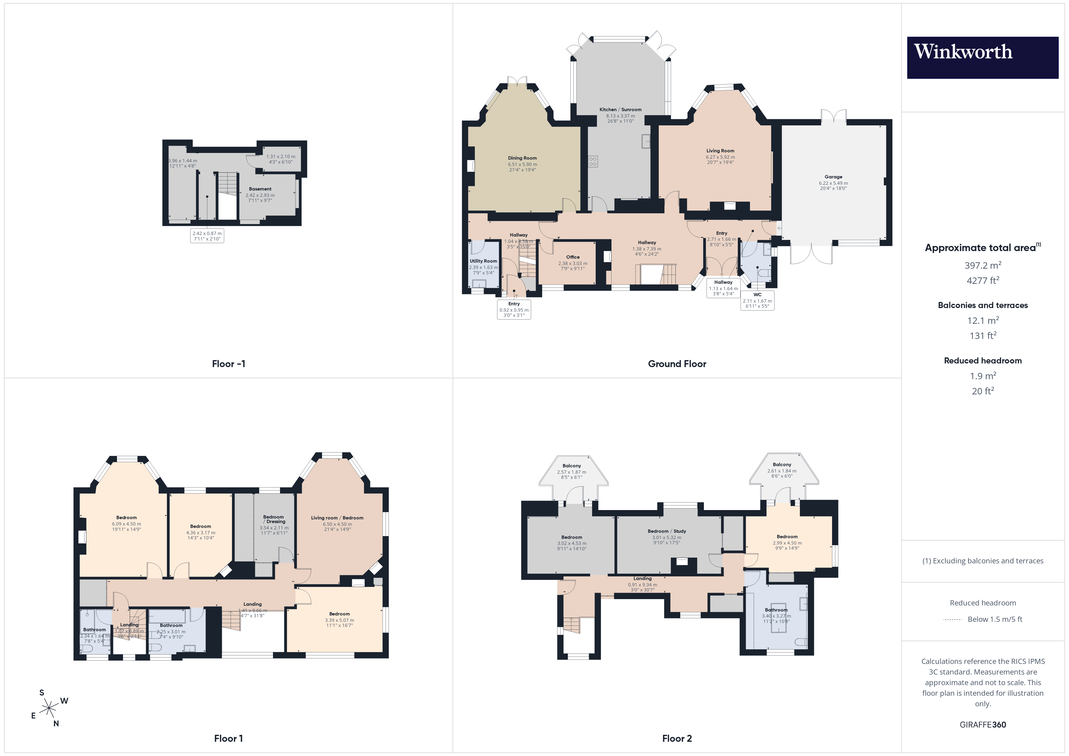 Mount Warren,, Upper Warren Avenue, Reading floorplan