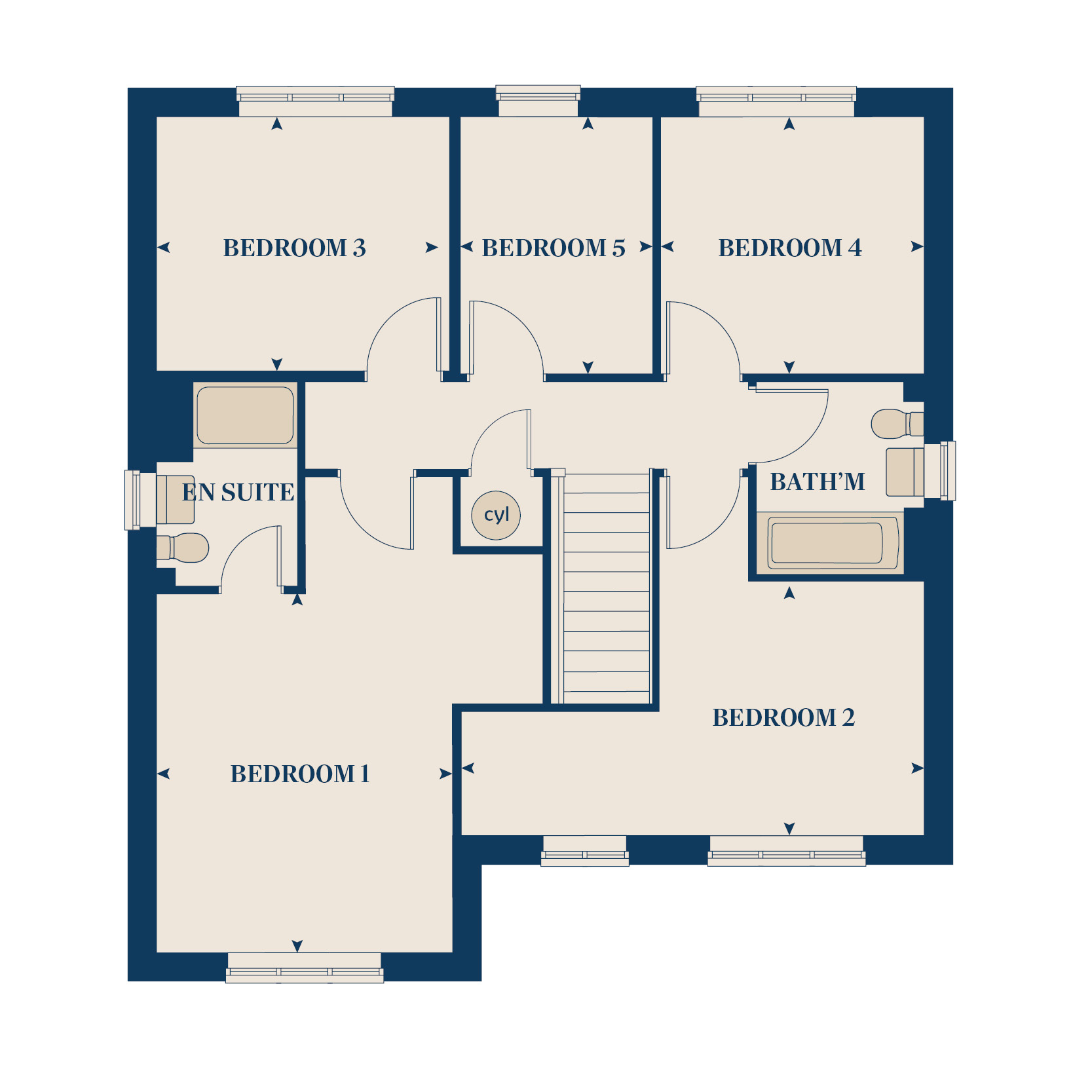 538, Watermill Way, Northampton floorplan