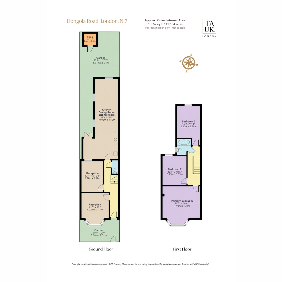 50, Dongola Road, London floorplan