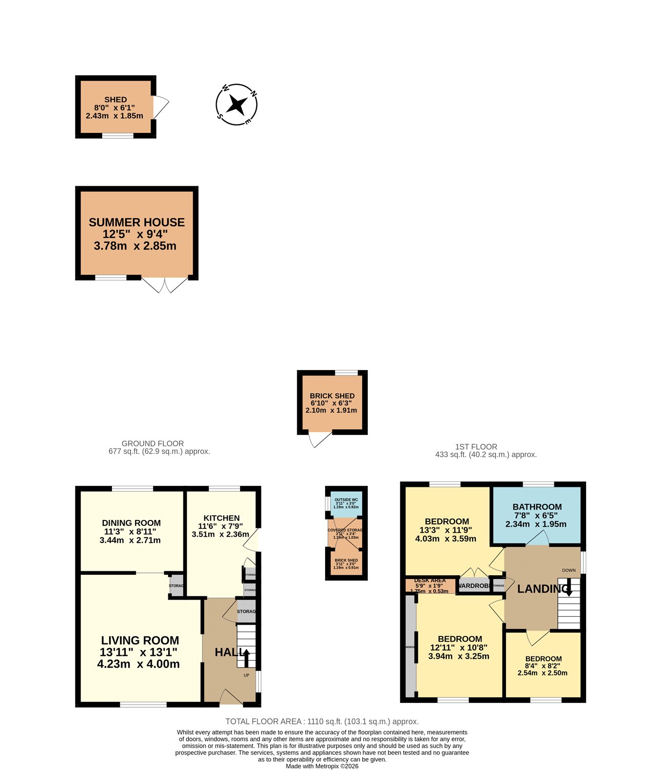 51, Corhampton Crescent, Hampshire floorplan