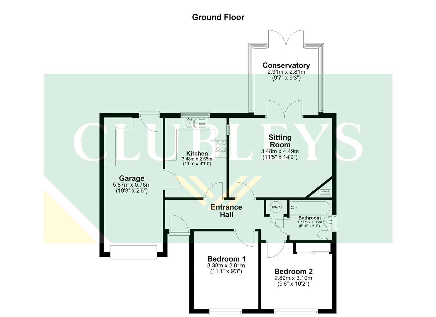 2, Wellington Close, Pocklington floorplan