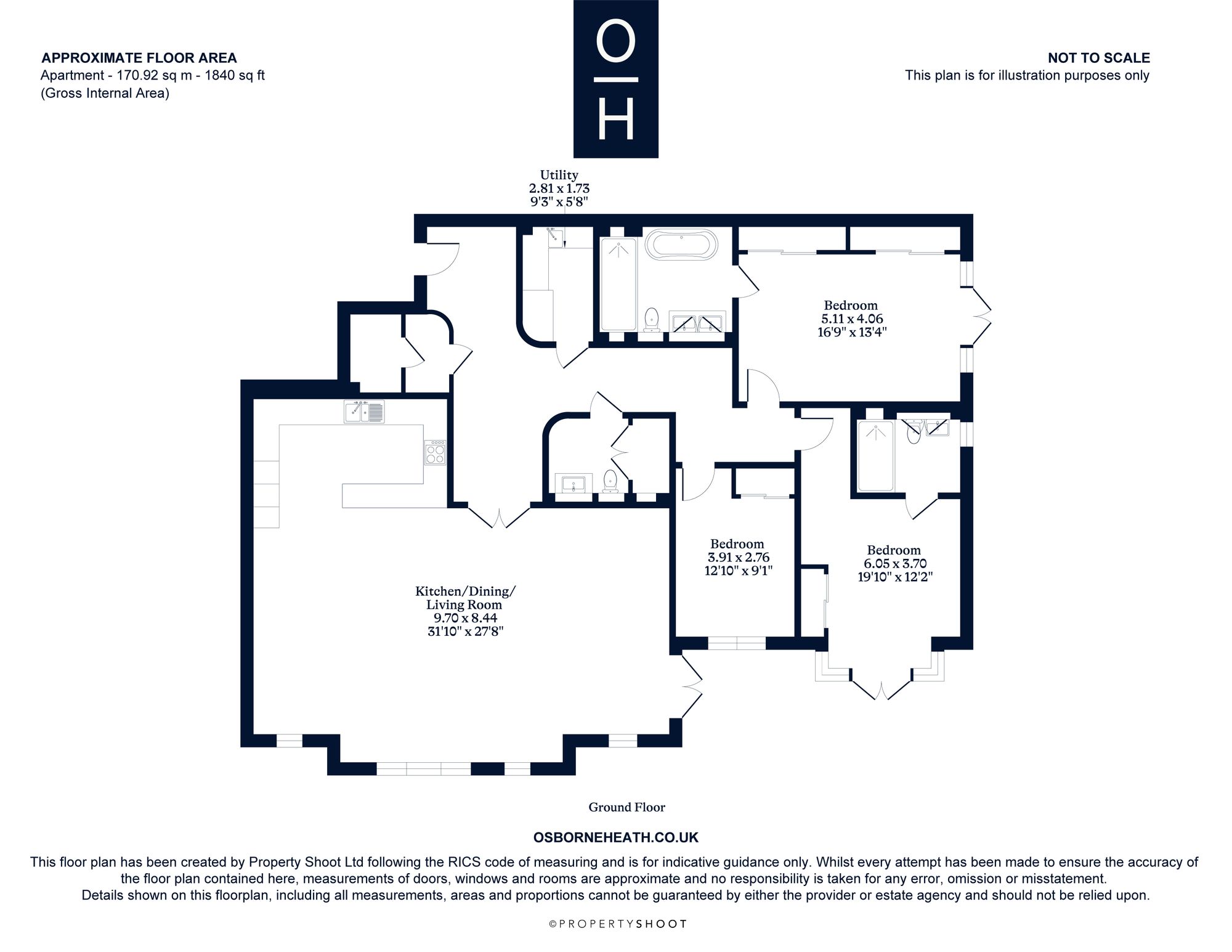 Apt 5, Birchcroft Brockenhurst Road, Ascot floorplan